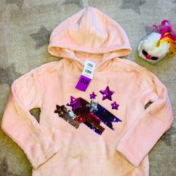 SOLD!! NWT💝BCBG Girls Plush Hoodie & Legging🌷XS-5-6 - Picture 4 of 8